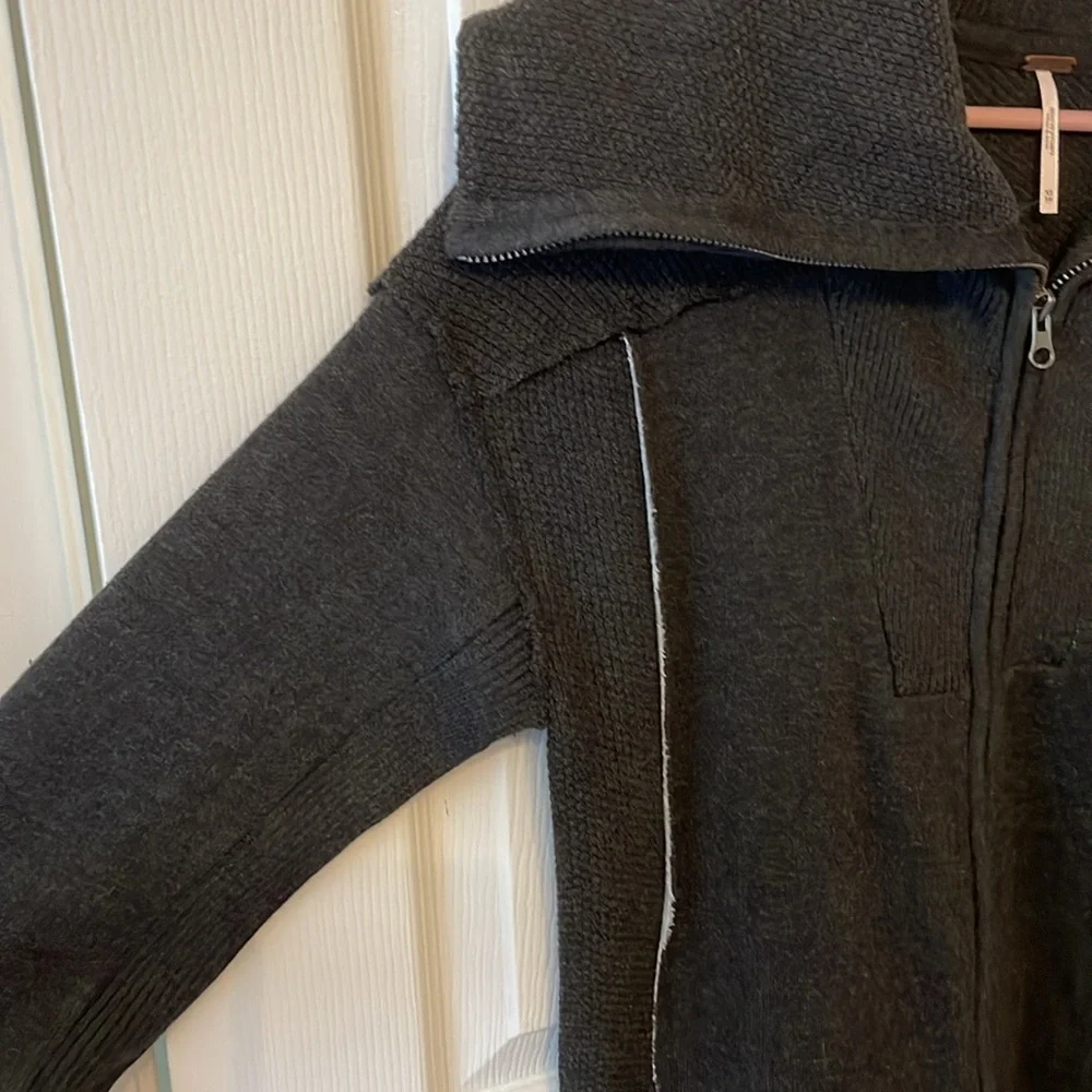 Free People Double Check Cardigan
